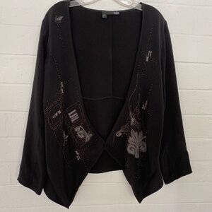 EILEEN FISHER Silk KimonoTop S